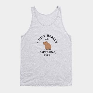 I Just Really Like Capybaras Tank Top